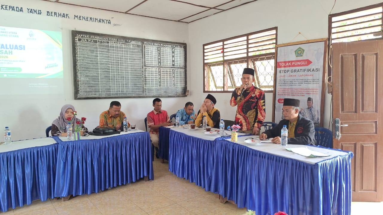 Perkuat Tata Kelola dan Akuntabilitas, Monev Keuangan Triwulan I 2026 di MTsN 1 Padang Lawas Utara Berjalan Lancar